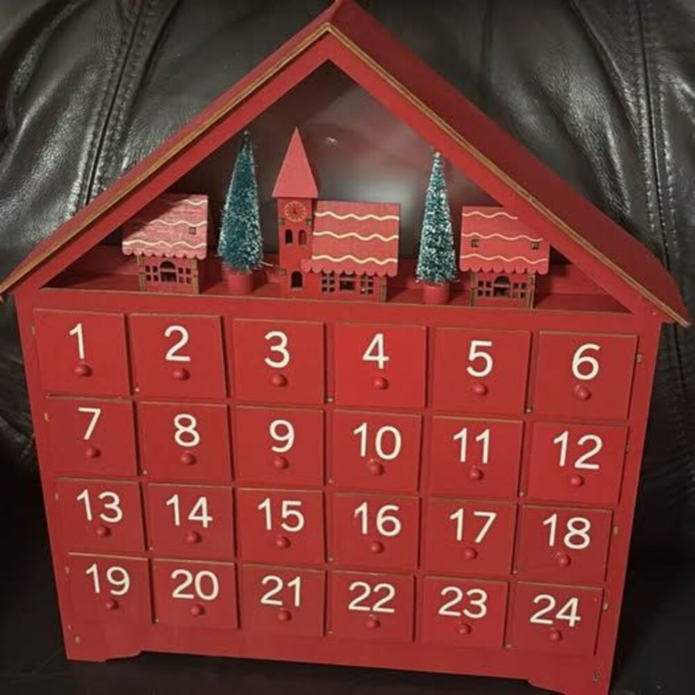 Hobby Lobby Wooden Light-Up Advent Calendar